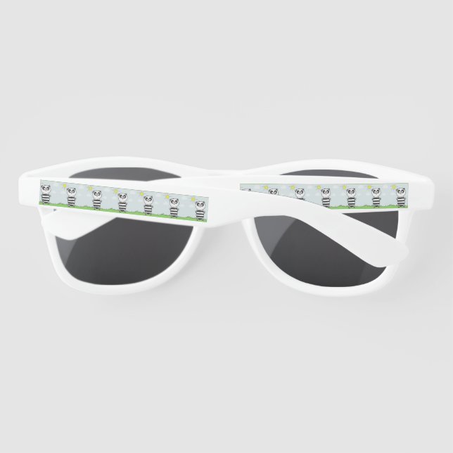 Lunettes De Soleil Illustration de Panda Mignon (Dos)