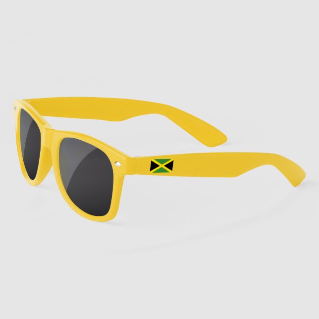 Lunettes De Soleil Jamaican Island Proud Jamaicans Reggae Rasta Roots (Gauche)