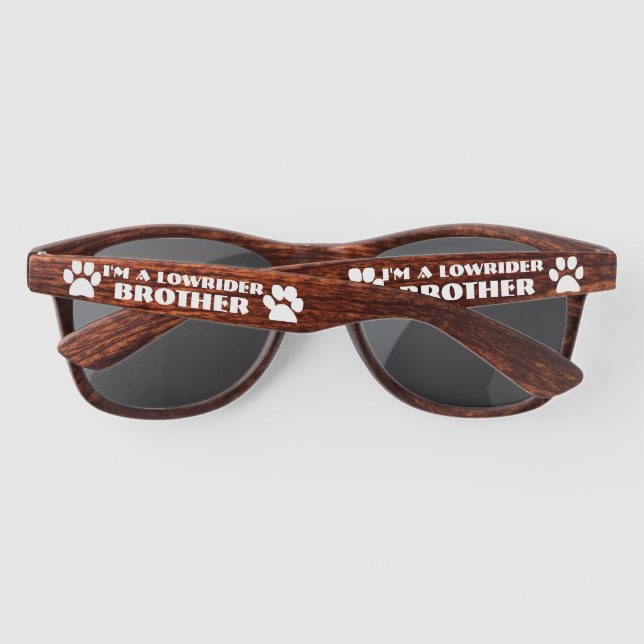 Lunettes De Soleil Je suis un frère Lowrider (Dos)