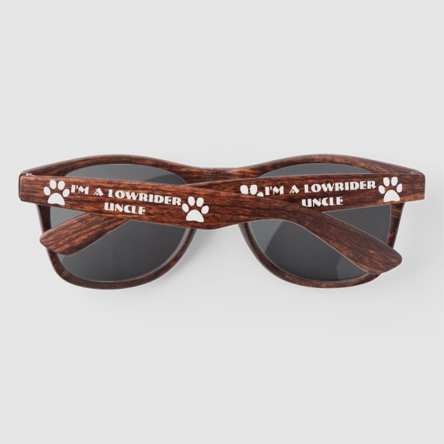 Lunettes De Soleil Je suis un oncle Lowrider (Dos)