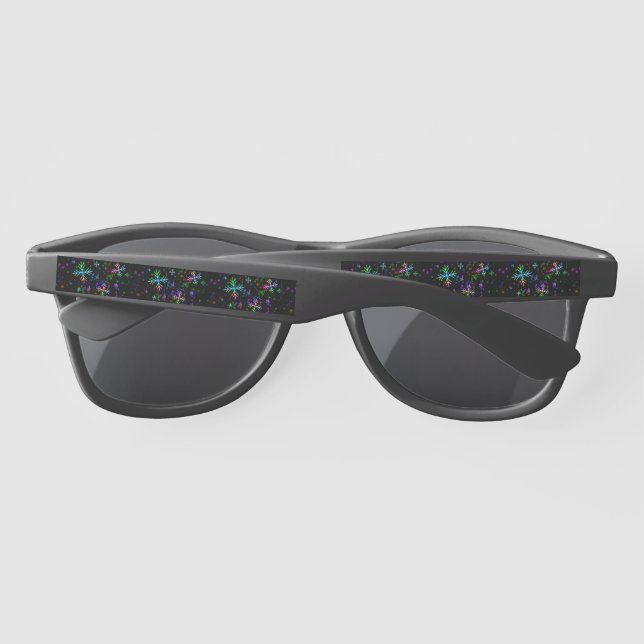 Lunettes De Soleil L'atmosphère de Noël festive et animée de Slippery (Dos)