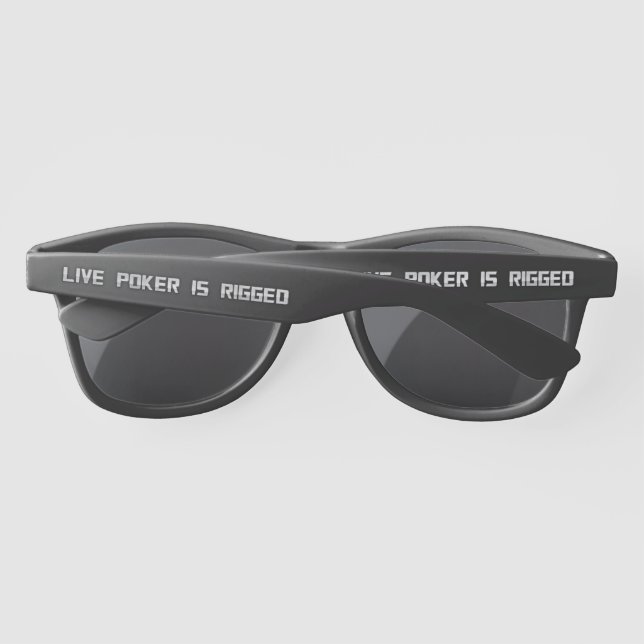 Lunettes De Soleil Live Poker Est Riged (Dos)