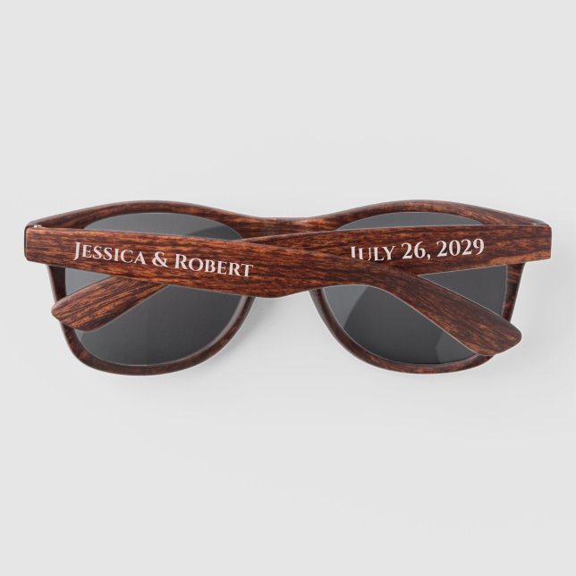 Lunettes De Soleil Mariage de mariée et de chambre (Dos)