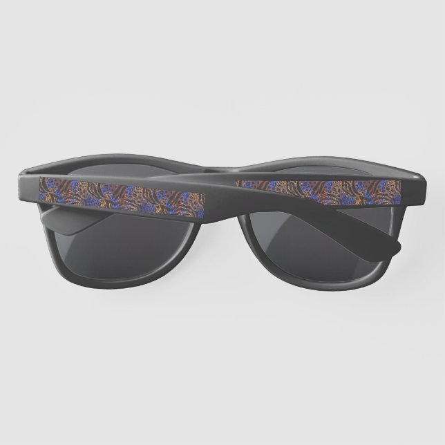 Lunettes De Soleil Motif d'impression Leopard et Zebra (Dos)
