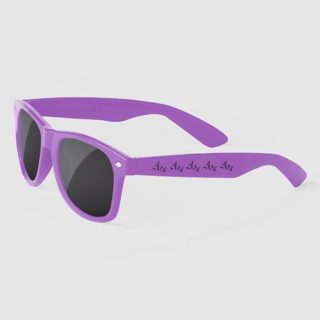 Lunettes De Soleil Noms Ava Violet Et Rose, (Gauche)