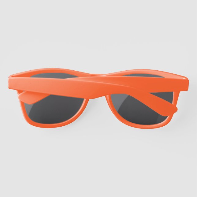 Lunettes De Soleil Orange classique foncé (Dos)
