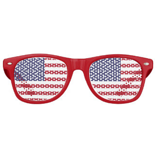 Lunettes de soleil Party Shades avec drapeau des É