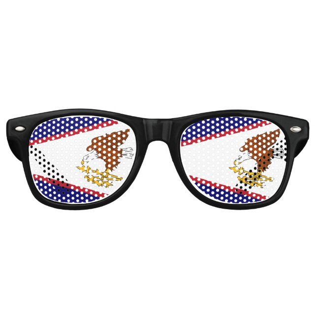 Lunettes de soleil Party Shades avec drapeau des S (Devant)