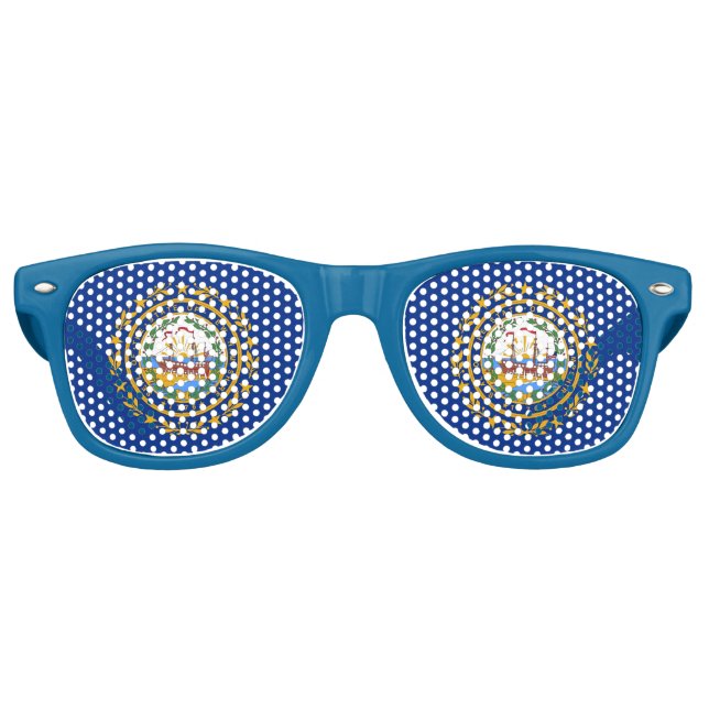Lunettes de soleil Party Shades avec drapeau du Ne (Devant)