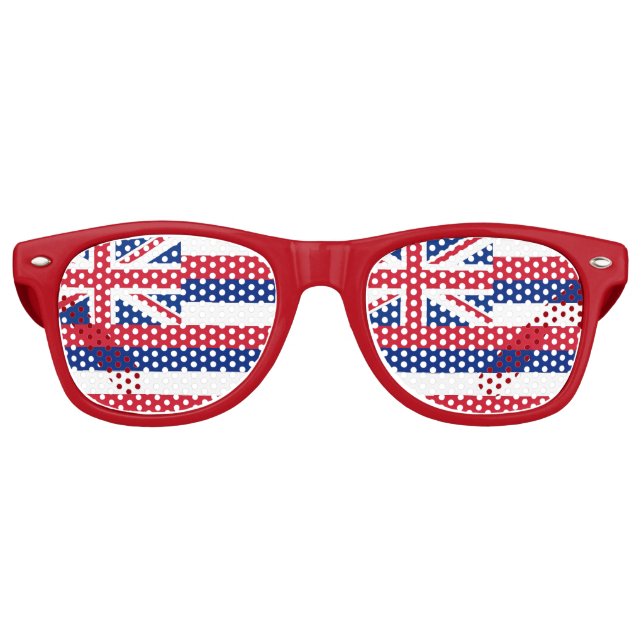 Lunettes de soleil Party Shades avec le drapeau d' (Devant)