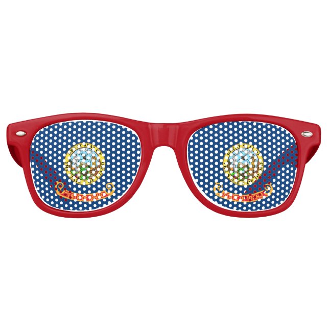 Lunettes de soleil Party Shades avec le drapeau de (Devant)