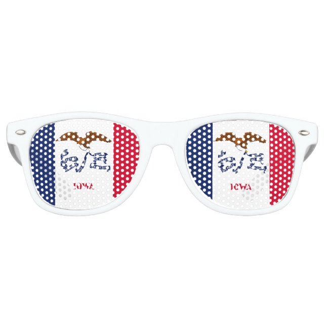 Lunettes de soleil Party Shades avec le drapeau de (Devant)