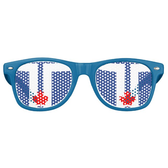 Lunettes de soleil Party Shades avec le drapeau de (Devant)
