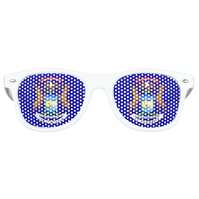 Lunettes de soleil Party Shades avec le drapeau du (Devant)