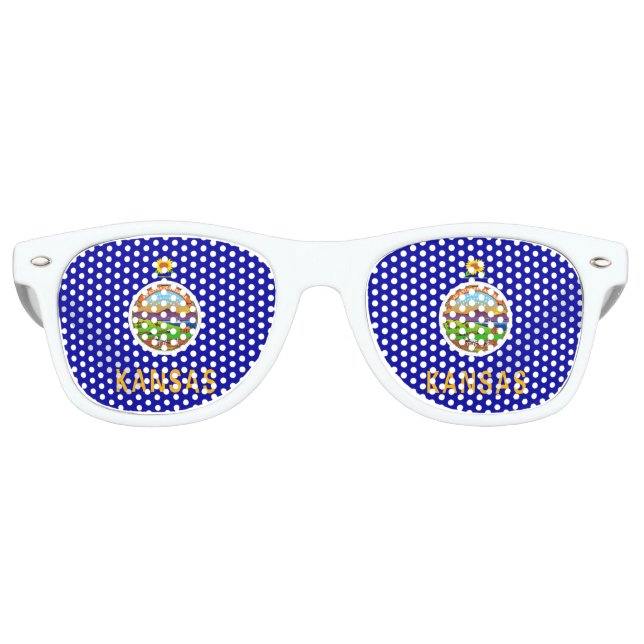 Lunettes de soleil Party Shades avec le drapeau du (Devant)