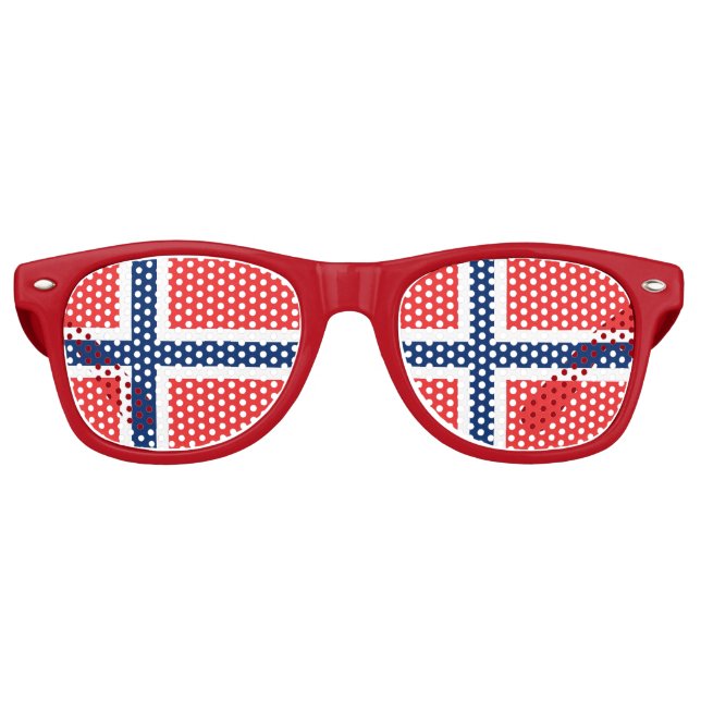 Lunettes de soleil Party Shades - drapeau de la No (Devant)