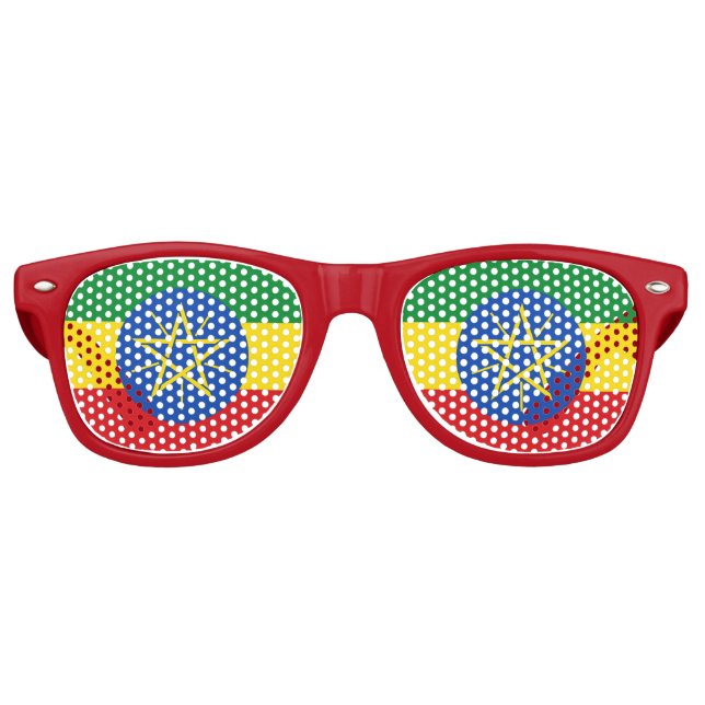 Lunettes de soleil Party Shades - drapeau de l'Éth (Devant)