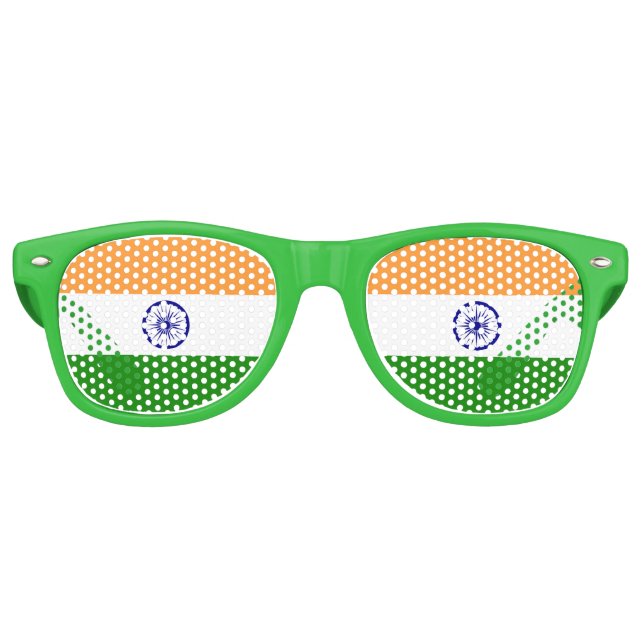 Lunettes de soleil Party Shades - drapeau de l'Ind (Devant)