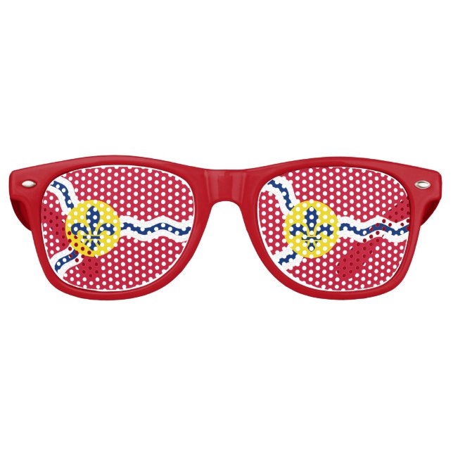 Lunettes de soleil Party Shades, drapeau de Saint- (Devant)