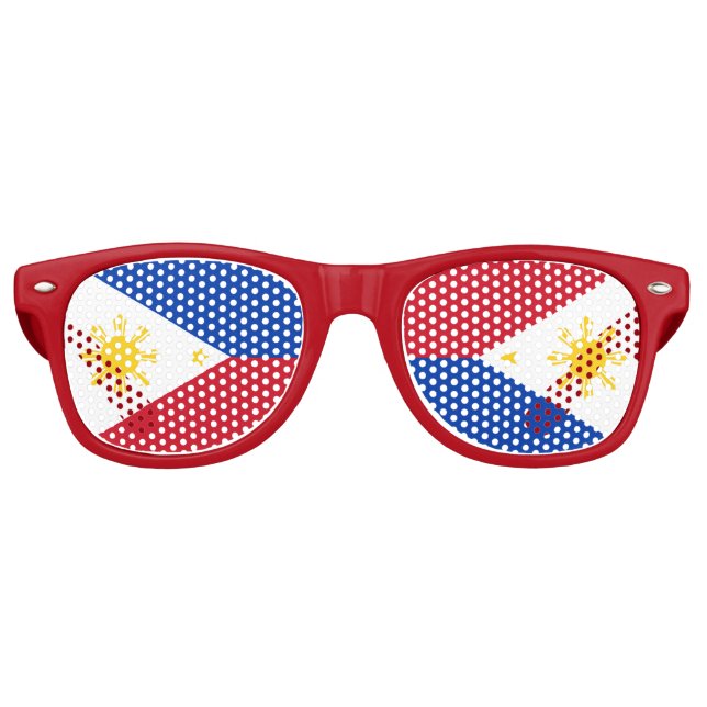 Lunettes de soleil Party Shades - drapeau des Phil (Devant)