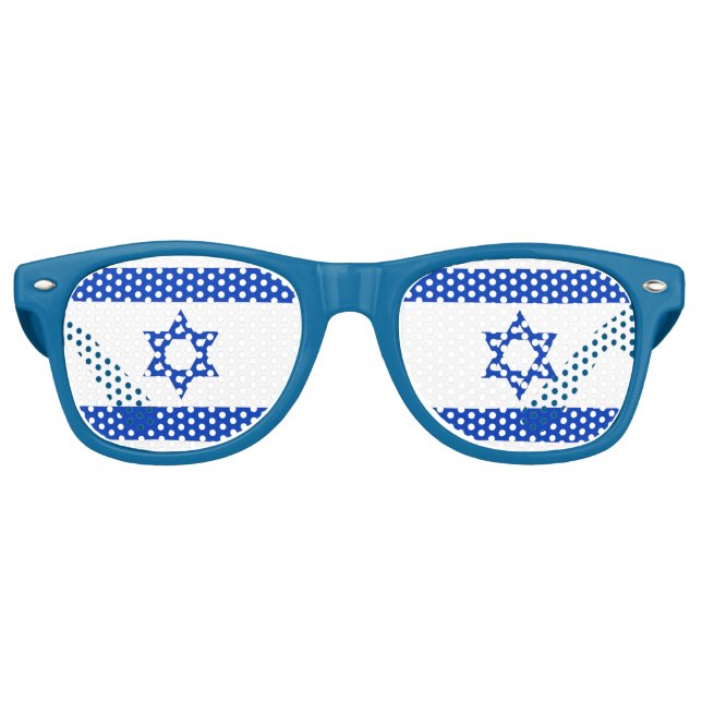 Lunettes de soleil Party Shades - drapeau d'Israël (Devant)