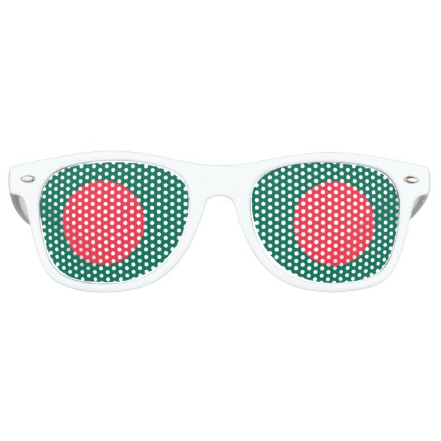 Lunettes de soleil Party Shades - drapeau du Bangl (Devant)