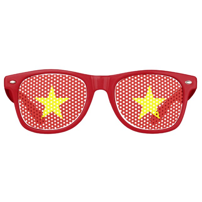 Lunettes de soleil Party Shades - drapeau du Vietn (Devant)