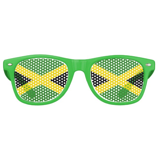 Lunettes de soleil Party Shades - drapeau jamaïcai (Devant)