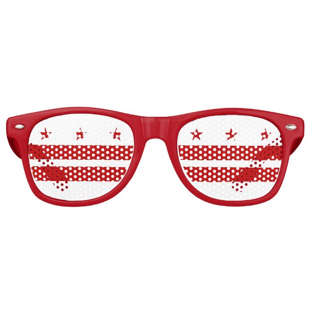Lunettes de soleil Party Shades - drapeau Washingt (Devant)
