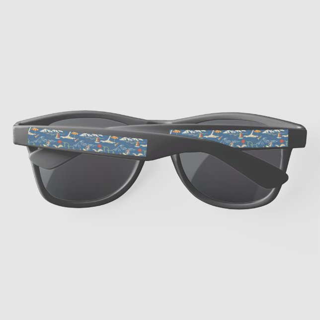 Lunettes De Soleil Patters tropicaux (Dos)
