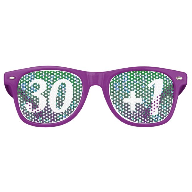 Lunettes de soleil personnalisées pour la fête d'a (Devant)
