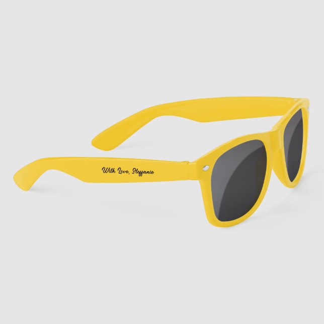 Lunettes De Soleil Personnaliser le cadeau Merci (Droite)
