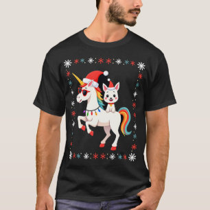 Lunettes de soleil Poodle Licorne Noël T-Shirt Poo