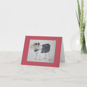 Lunettes de soleil Poodle Note Cartes