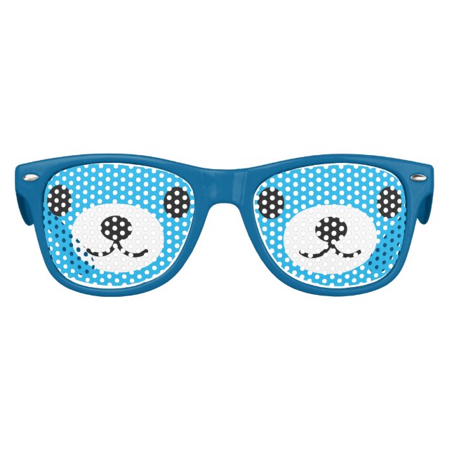 Lunettes de soleil pour enfants Blue Teddy Bear (Devant)