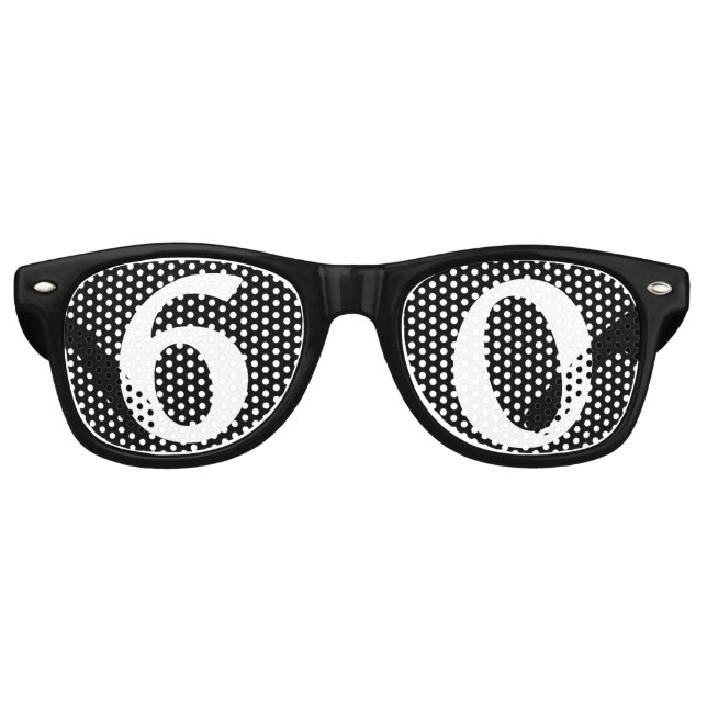 Lunettes de soleil pour fête d'anniversaire 60 ans