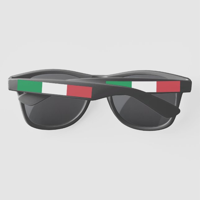Lunettes de soleil Premium Drapeau Italien. (Dos)