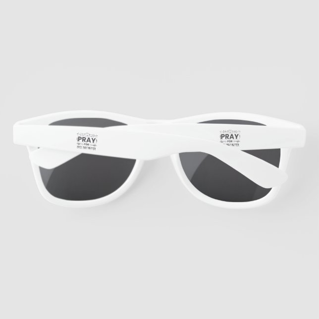 Lunettes De Soleil Priez Pour Des Vies Qui Comptent (Dos)