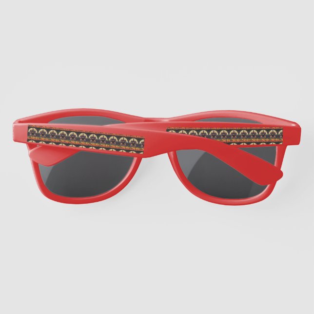 Lunettes De Soleil Pumpkin Scary House, Halloween (Dos)