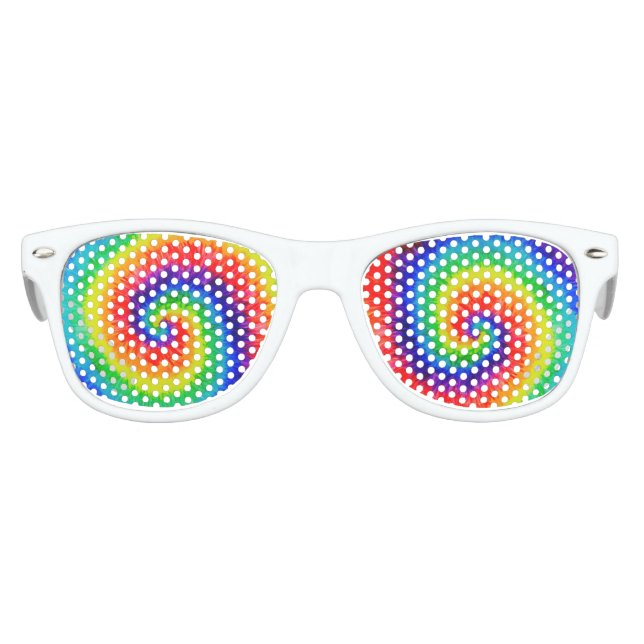 Lunettes de soleil Rainbow Spiral Retro (Devant)