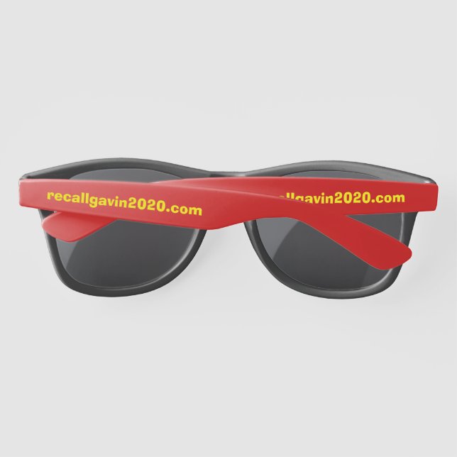 Lunettes De Soleil Rappeler Gavin Newsom (Dos)