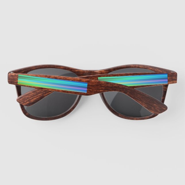 Lunettes De Soleil Rayures arc-en-ciel (Dos)