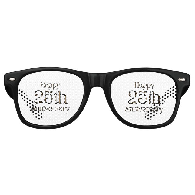 Lunettes de soleil rétro pour fête d'anniversaire  (Devant)