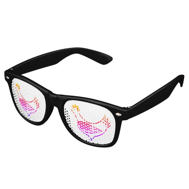 lunettes de soleil rétro pour soirée (Angulaire)