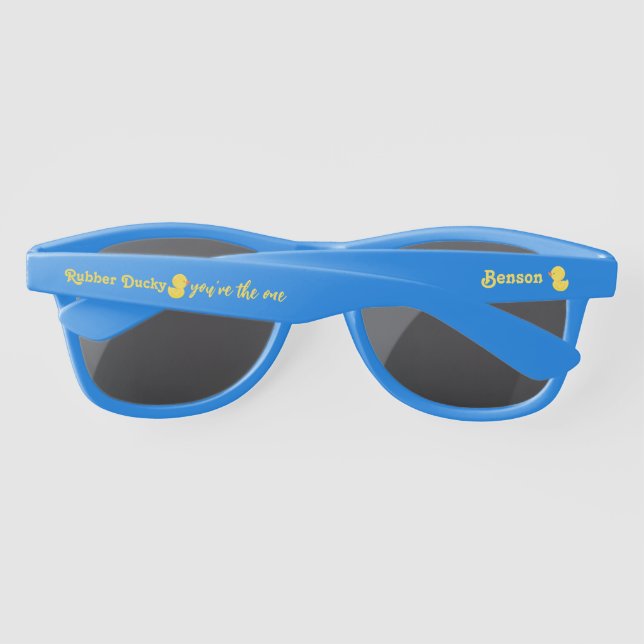 Lunettes De Soleil Rubber Ducky Vous êtes l'un personnalisé (Dos)