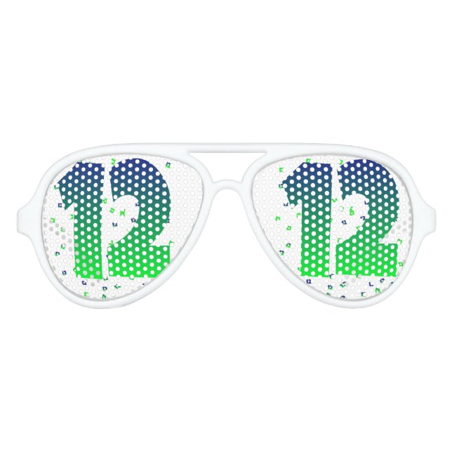 Lunettes de soleil Seahawks 12e homme (Devant)