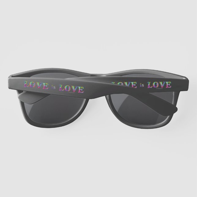 Lunettes De Soleil SlipperyJoe amour est l'amour goutte à goutte de f (Dos)
