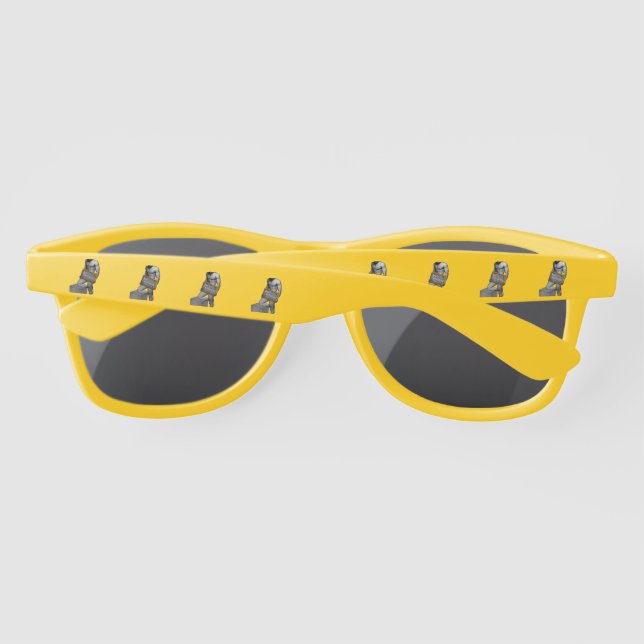 Lunettes De Soleil SlipperyJoe's Thanksgiving man hot six pack abs un (Dos)
