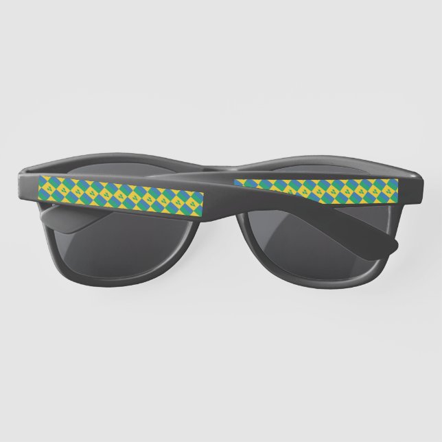Lunettes De Soleil ST VINCENT GRENADINES DRAPEAU Patriotique (Dos)