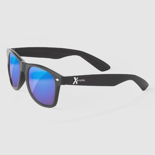 Lunettes De Soleil Style urbain Xtreme Texte blanc (Gauche)